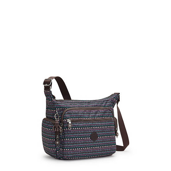 Torba Crossbody Kipling Gabbie Printed Taupe | PL 2053NW